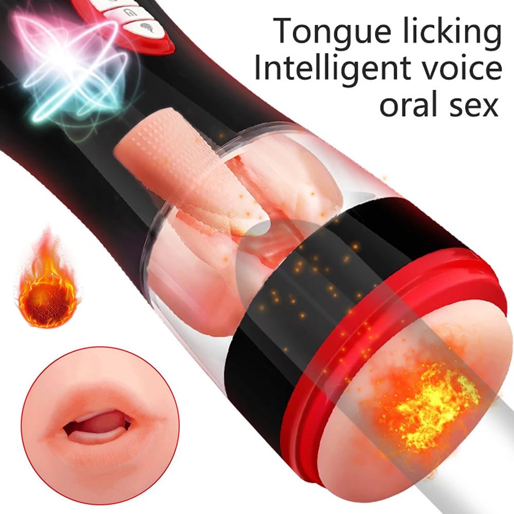 JIUAI Автоматические мужские мастурбаторы для минета для мужчин, настоящие товары для взрослых, 18 машин для сосания, мужская силиконовая кукла-вагина, сексуальная игрушка для мастурбации