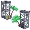 Hot Moc World Sentry Post Lookout Tower Tree War Scene Military City Building Blocks Classic Model Bricks Kits Sets Ideas