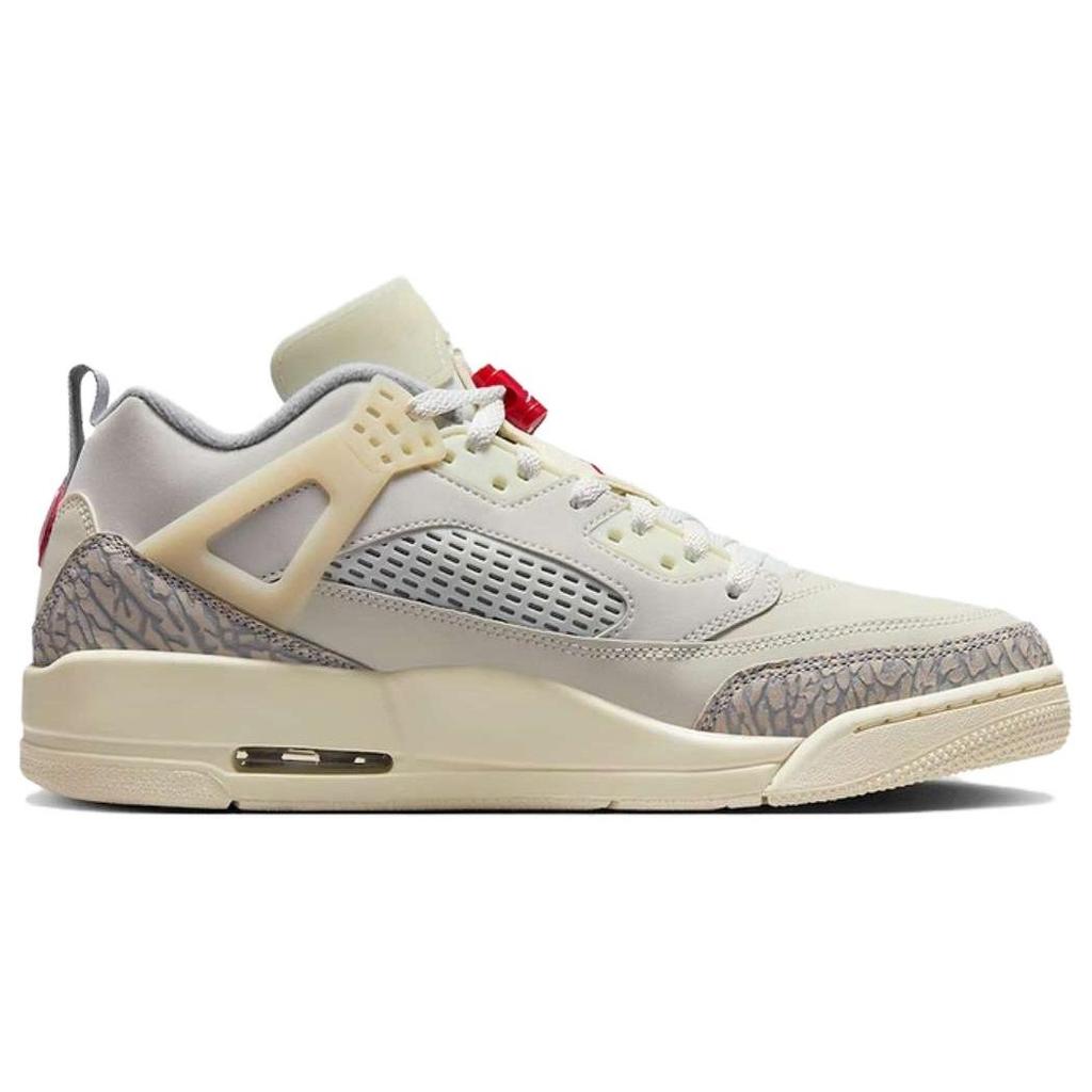 Air Jordan Spizike Low Молочный кокос Мужские кроссовки Кремовый Парусный Университетский красный FQ1759-100