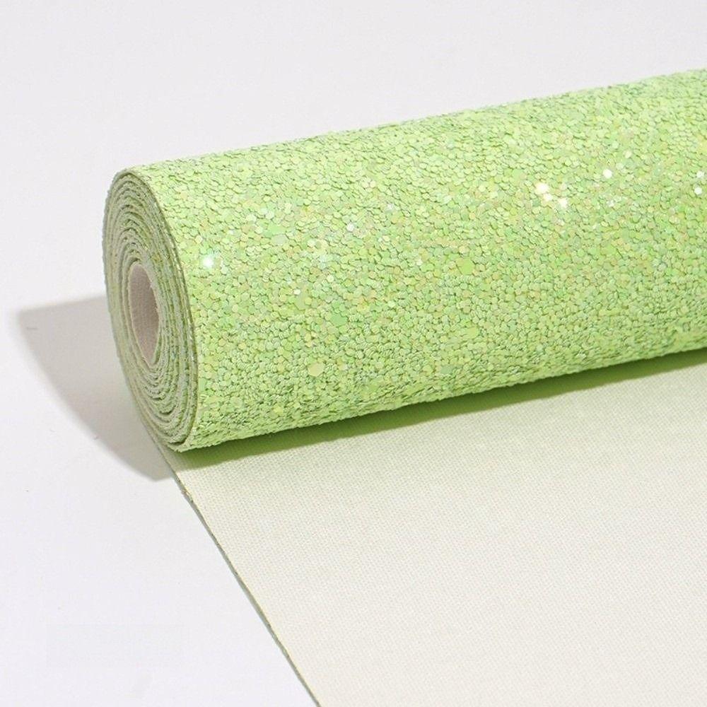 Chunky Glitter Artificial Leather Fabric Colorful Glitter Faux Leather  DIY Hairbow Accessories