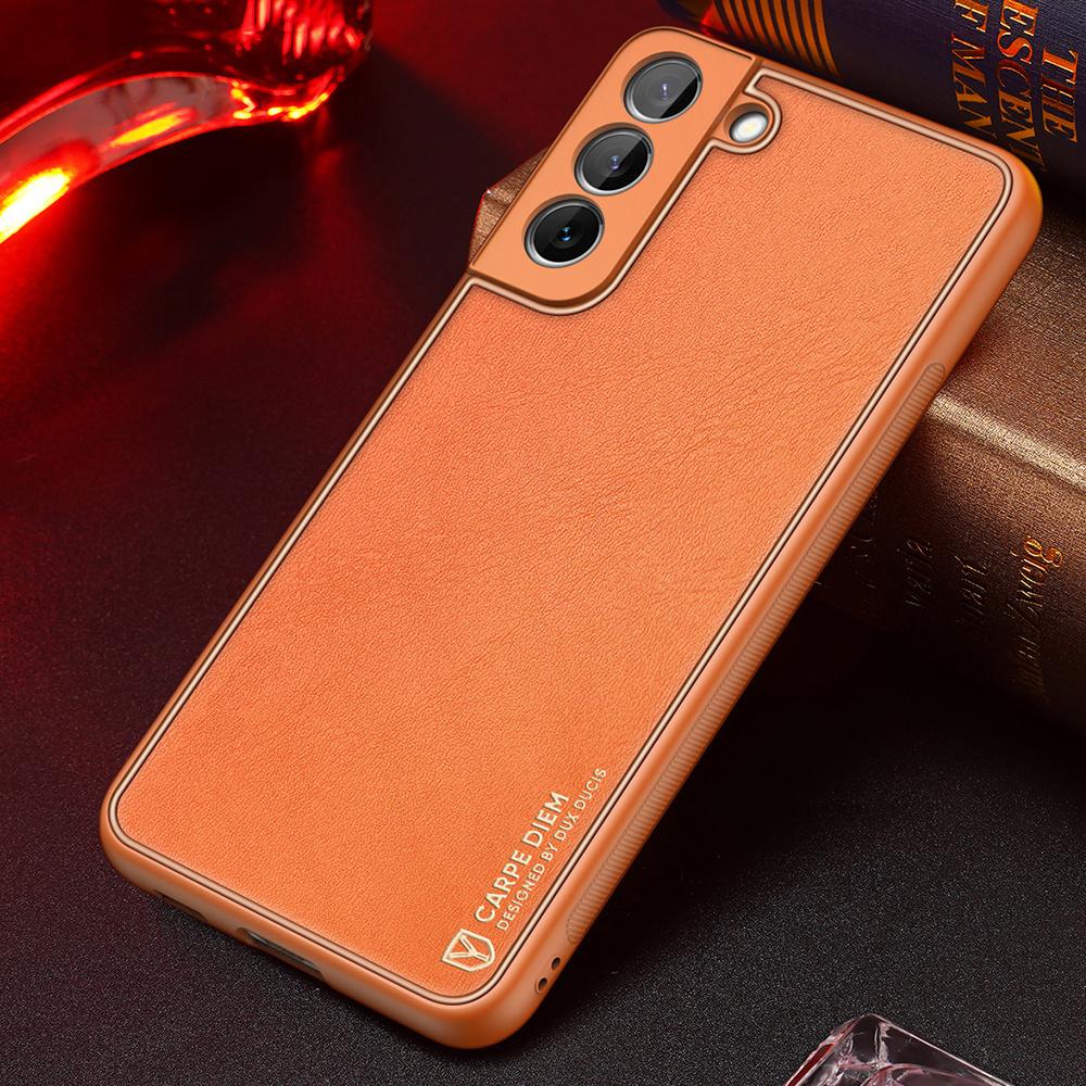 Dux Ducis Yolo Eco-Leather Samsung S22+ Case - Orange