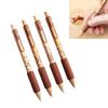 4Pieces Cartoon Gel Inks Pen 0.5MM Retractable Gel Pen Quick Drying Refillable Journaling Pen for Writing Note Taking