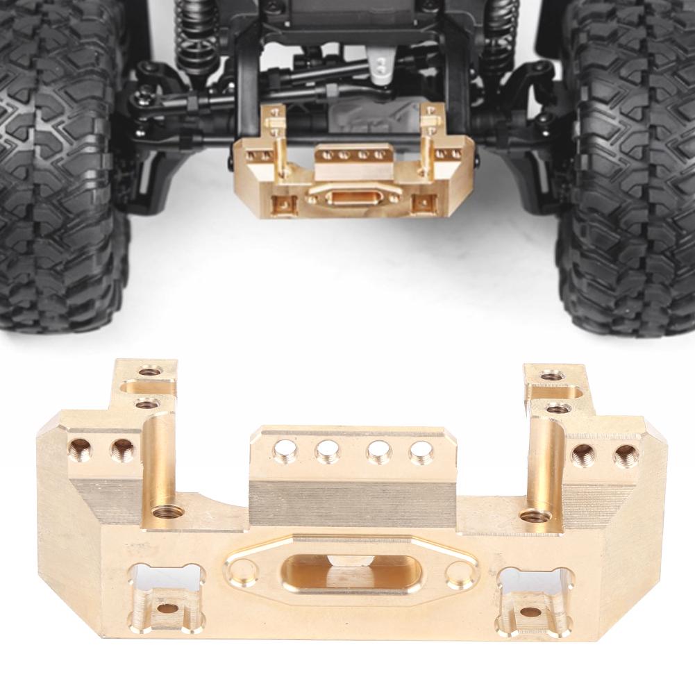 Brass Front Bumper Mount Servo Bracket Remote Control Model Accessory Fit for Traxxas TRX4 RC Car