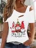 Women's New Casual  Top  Christmas  Halloween Christmas Gift Tops Shirt Blouse
