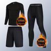 Men's Winter Quick-Dry Thermal Fitness Suit: Long-Sleeve Running & Training Underwear