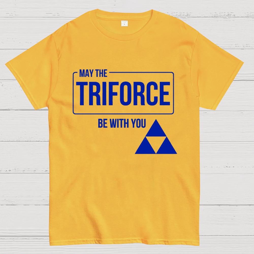 May the Triforce be with you Unisex 100% Cotton Summer Casual Cool Loose T-Shirt