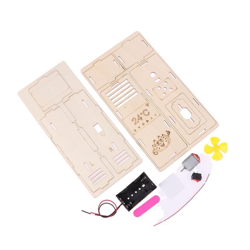 Игрушки для самостоятельной разработки, модель вентилятора кондиционера для детей, электрический образовательный набор, головоломка для экспериментов, детская игрушка