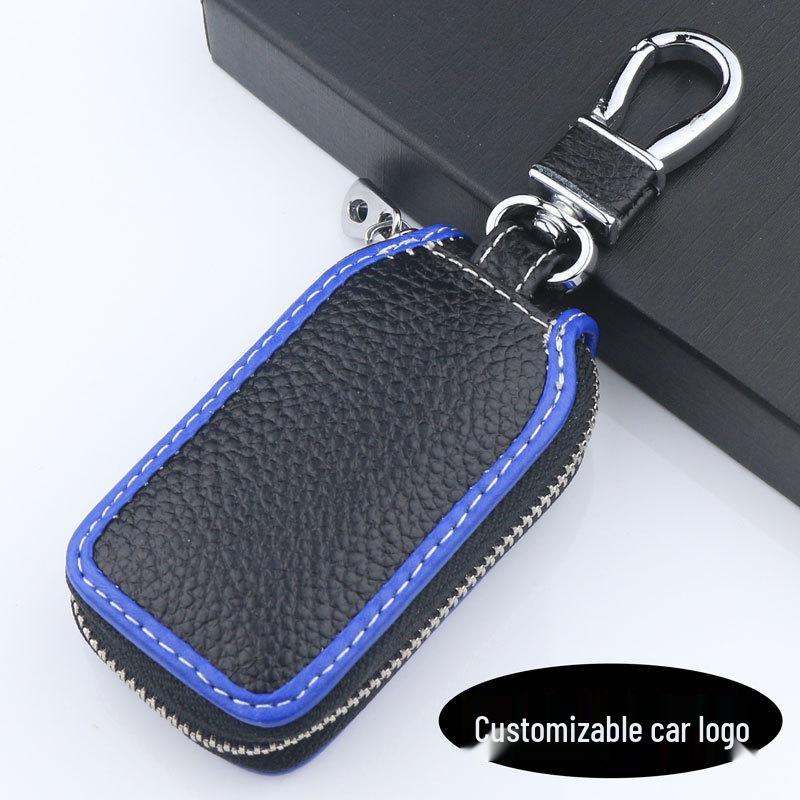 Universal Leather Car Key Pouch for Men & Women - Protective Remote Case for Volkswagen, Toyota, Hyundai, Honda