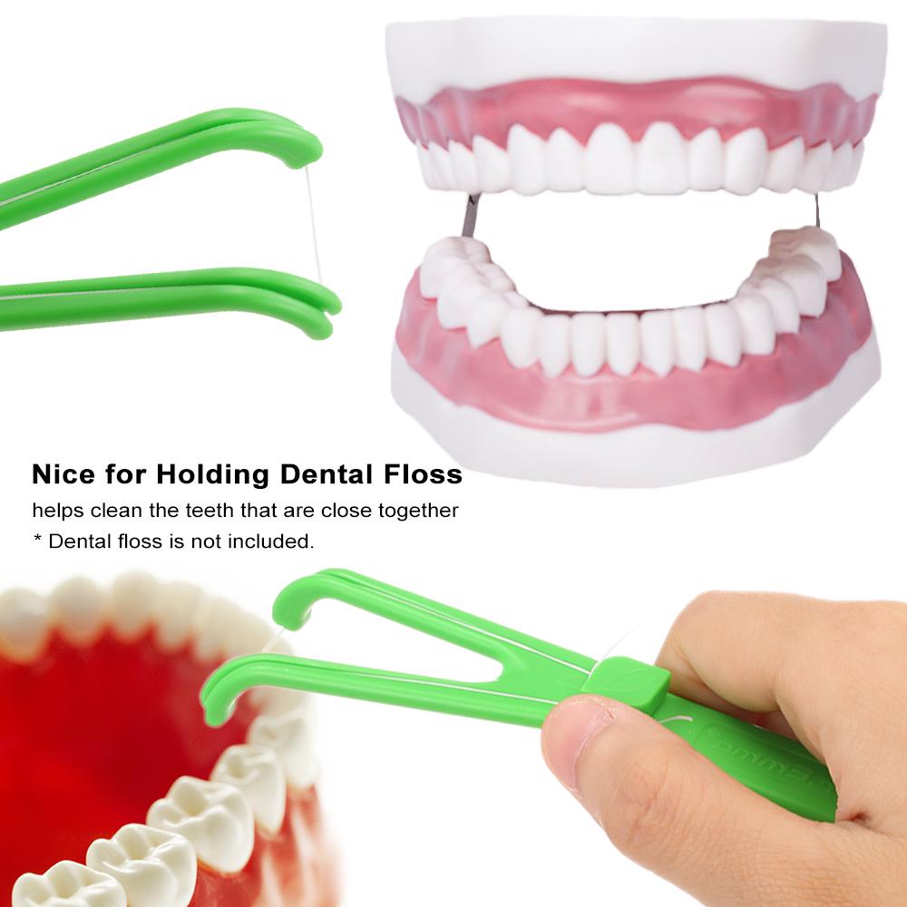 Dental Floss Holder Aid Oral Hygiene Toothpicks Holder Teeth Cleaning Tools