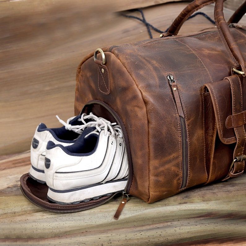 Кожаная спортивная сумка, мужская спортивная сумка, кожаная дорожная сумка для отпуска ручной работы, дорожная сумка, ночная сумка, кожаная дорожная сумка, подарок жениху