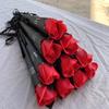 Одиночный букет из мыльных роз Искусственные цветы розы Букеты своими руками Свадебные цветочные композиции Подарок на день рождения День святого Валентина