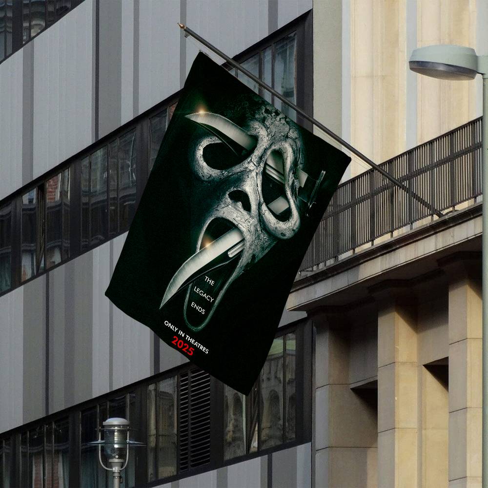 SScream Horror Movie Advanced Printing Commercial Advertising Flag Company Party Banner
