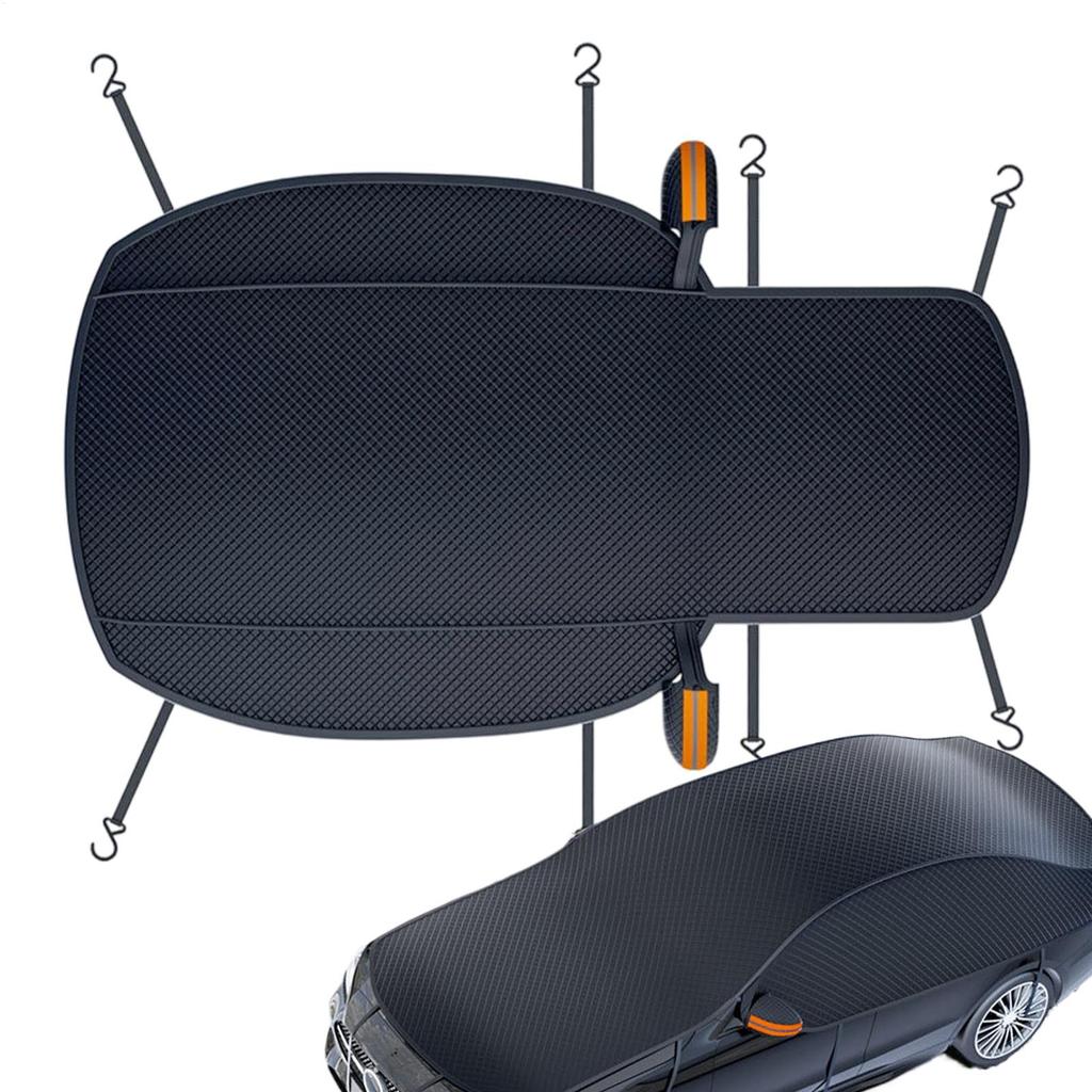 Защита лобового стекла от снега Защита лобового стекла от снега Утолщенная ткань Оксфорд Защита от снега Защита от замерзания Чехол для автомобиля со светоотражающей полосой