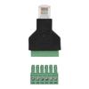 1Pcs Ethernet RJ12 6P6C Male To 6 Pin Screw Terminals Adapter Connector