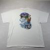 Винтажная футболка Big Dogs Big Catch 3XL США Однострочный шов Рыбалка Графика