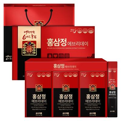 Экстракт красного женьшеня 6-летнего Pure Food, 2 коробки палочек красного женьшеня + сумка для покупок, иммунитет, 300 г, 2 шт.