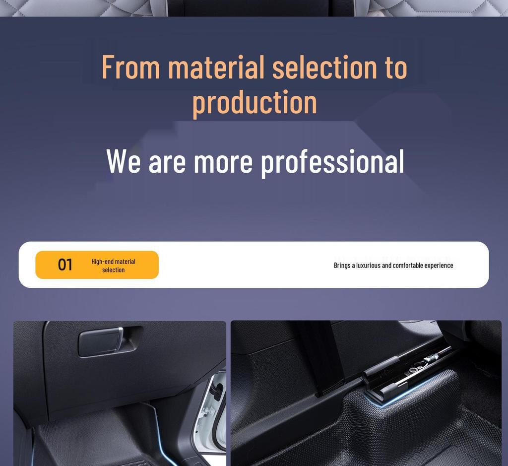 Коврики в салон автомобиля из ТПЭ, серия Logo: Нескользящий, водонепроницаемый и износостойкий