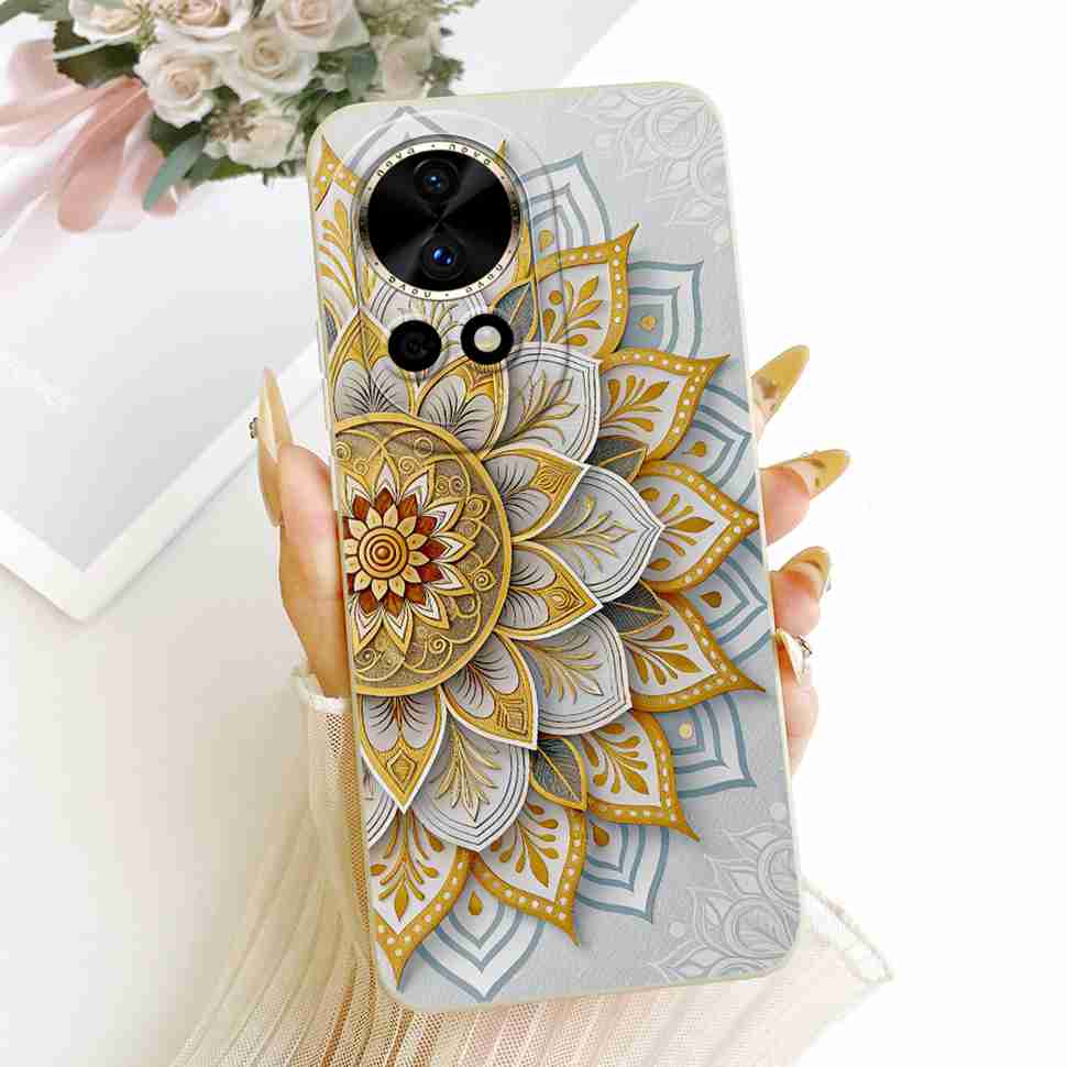 New For Huawei nova 12 5G BLK-AL00 Case Luxury Flower Butterfly Silicone Back Cover For Huawei Nova12 5G Phone Cases Bumper