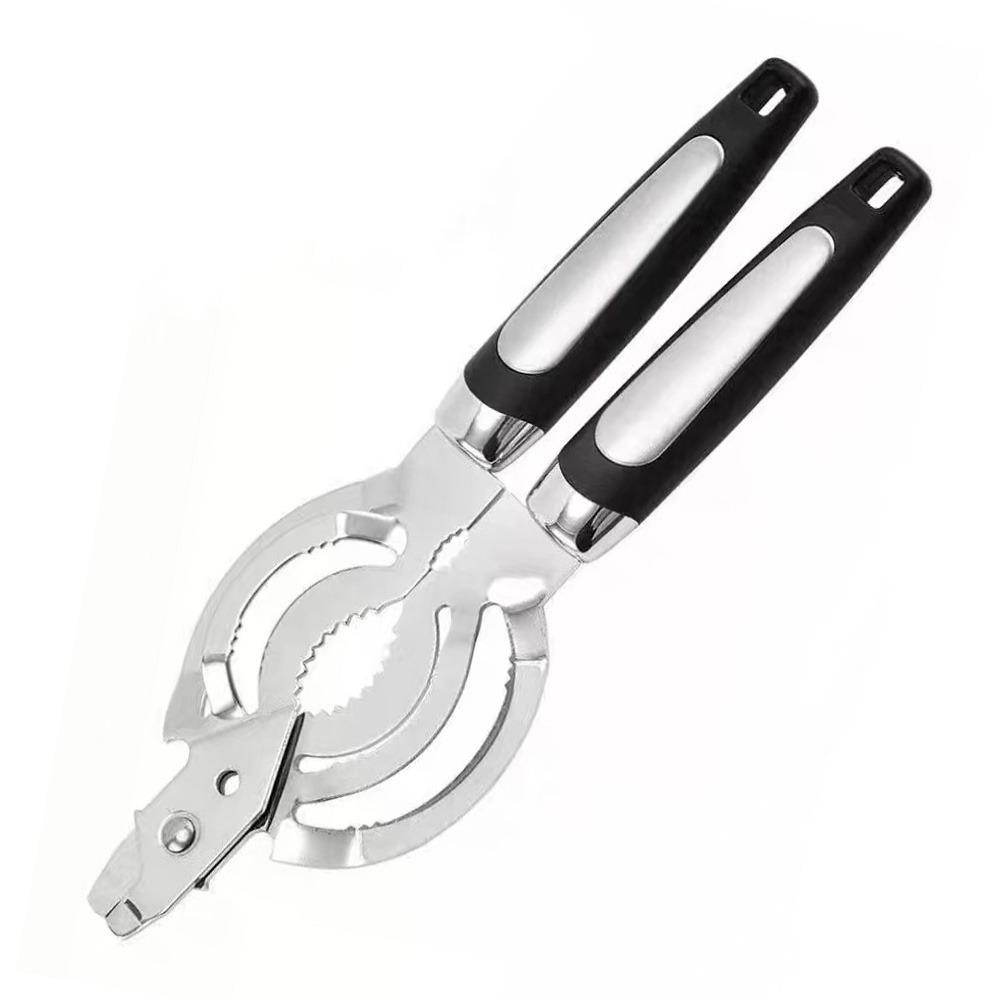 Adjustable Can Opener Manual Effortless Bottle Opening Tool Durable Jar Lid Gripper  Picnic
