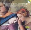 Виниловая пластинка GIOVANNI BATTISTA PERGOLESI  MARGA  Stabat Mater 137703 Deutsche Grammo 1985 Германия Классика Б/у