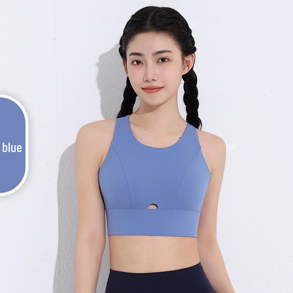 Спортивный бюстгальтер большого размера с высокой степенью поддержки, красивый топ для йоги со спинкой (90-200 Цзинь)