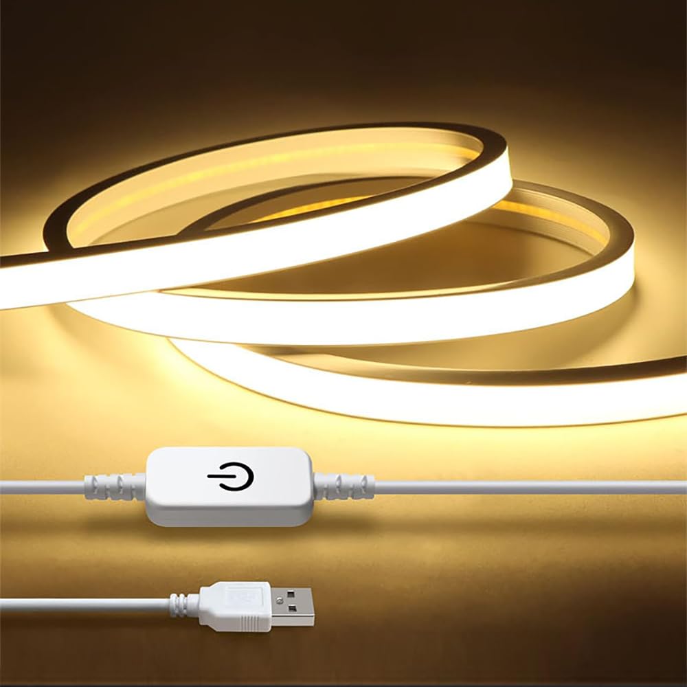 Waterproof LED Strip Light, Ambient Lighting, Bar Light, Stick-On USB LED, Touch Sensor, Bar Strip Light, Illumination, Night Lighting, DIY Lighting