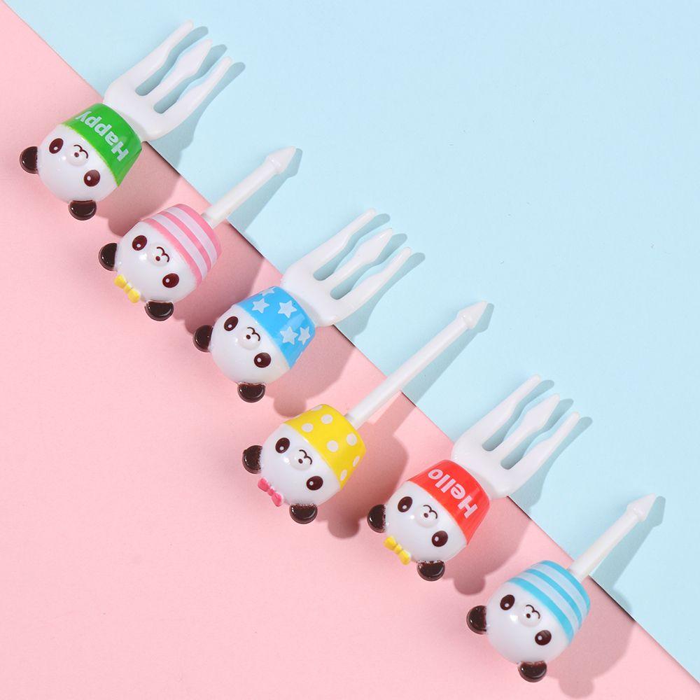 Party Decoration Resin Tableware Fruit Fork Toothpick Stick Cake Dessert Pick
