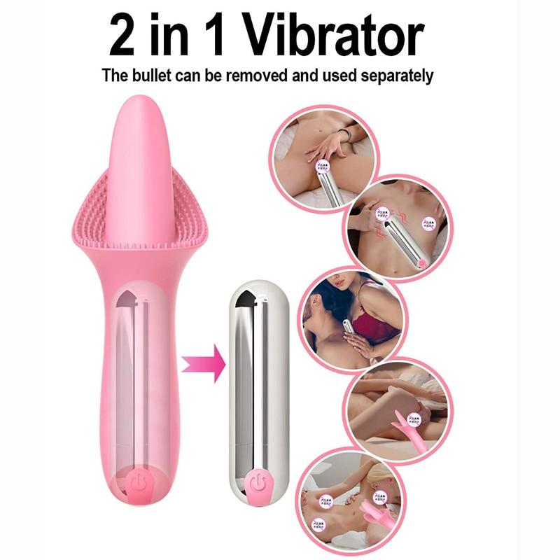 Эротический вибратор для лизания языка, точка G, секс-игрушки для взрослых для женщин, пары, стимулятор сосков, вагины, клитора, интимные товары для секса