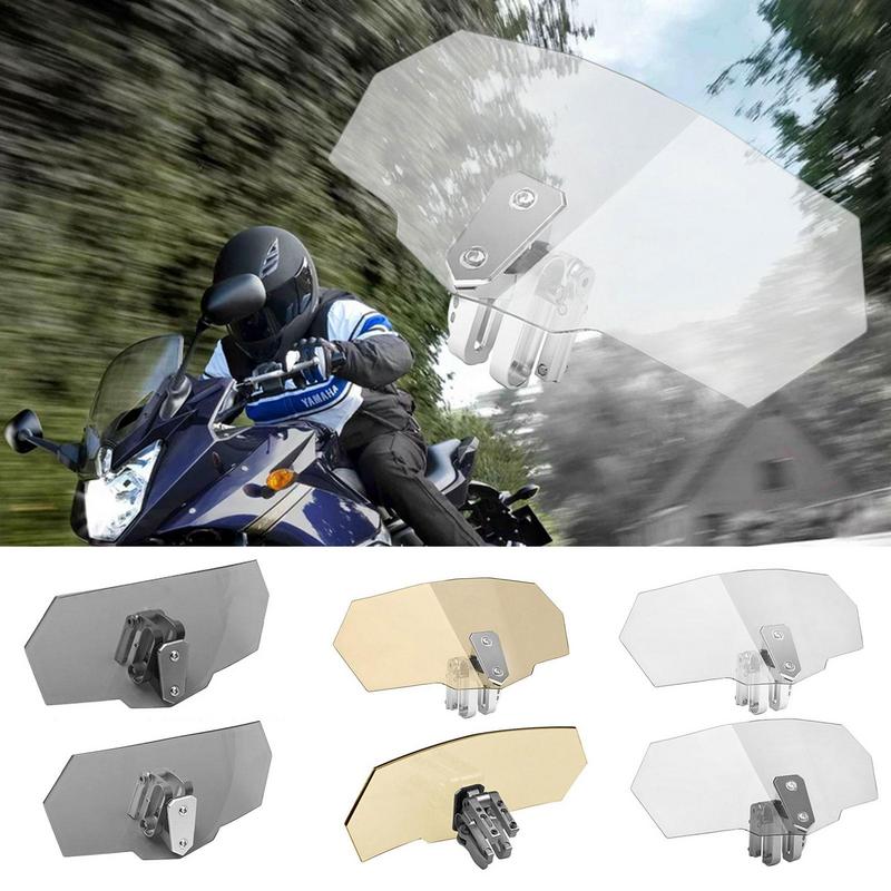 Universal Small Motorcycle Windshield Heightened Height Extension Windshield Motorbike Windscreen Modified Accessories