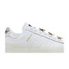 Adidas Womens Superstar Bonega 'White Gold Metallic' (women's sizes) Cloud White / Cloud White / Gold Metallic Skateboard Shoes GY1485