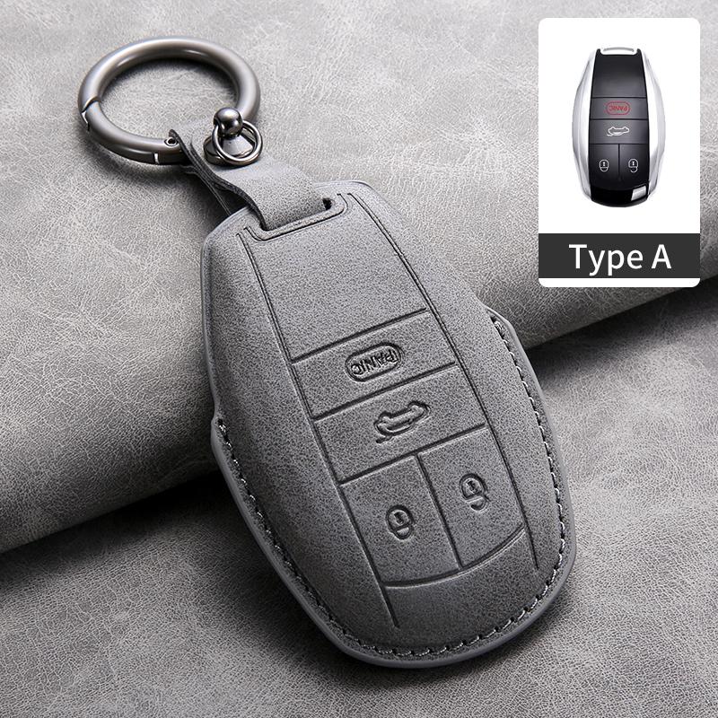 Car Styling Remote Key Case Cover Shell Protection Auto Keychain Bag Accessories For Bentley Bentayga 2017-2021 2AHMV-YK1
