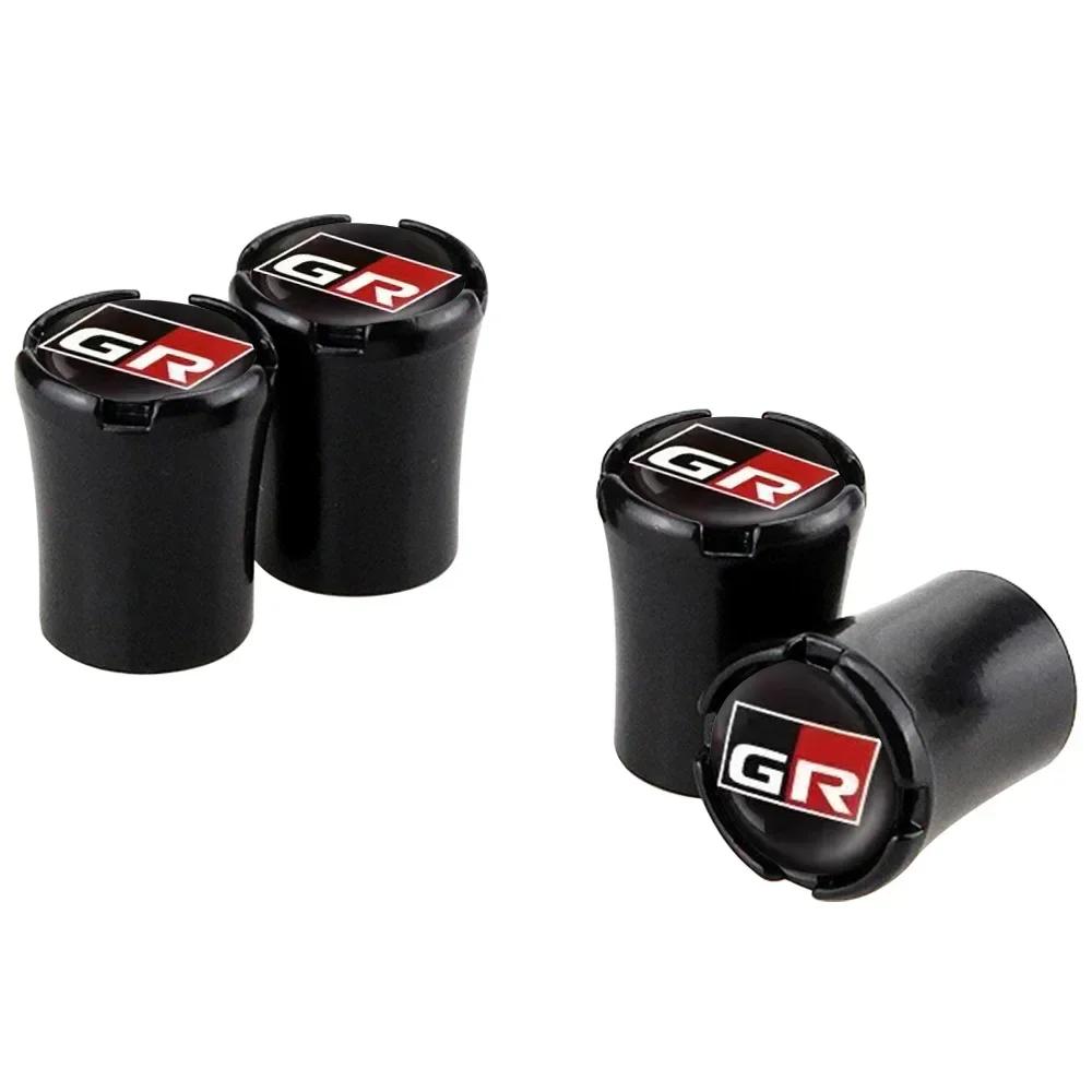 4pcs Car Wheel Rims Tire Valve Stem for GR Sport Gazoo Racing Tundra TacomaCorolla Auris Hilux Prius Crown 4runner For Toyota AO3