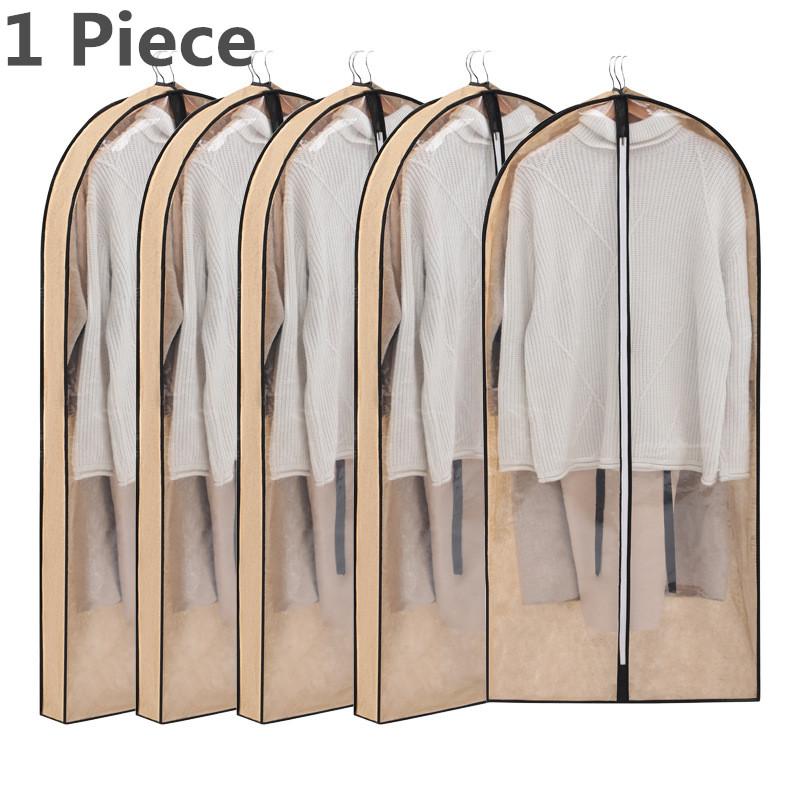 Нетканый материал для одежды, пылевой мешок для домашнего костюма, пальто, пуховика, подвесной мешок для хранения, бытовая прозрачная одежда, пылевой чехол
