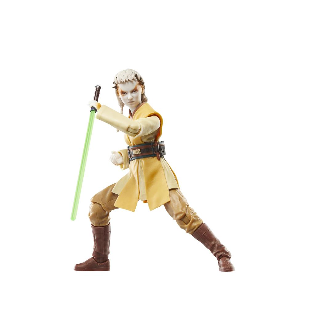 Hasbro Звездные войны Серия Черная Падаван Джеки Коллекционная фигурка Подлинный Лон, Адепт, 6 дюймов (15см) F9993,