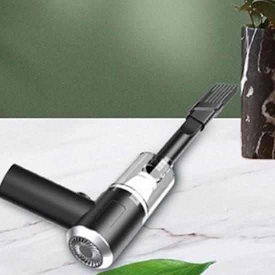 Беспроводной автомобильный пылесос с мощным всасыванием, эргономичной ручкой, низким уровнем шума, легким и портативным