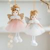 Soft Christmas Dress Girl Pendant Cartoon Christmas Tree Hanging Decoration  Party Favors