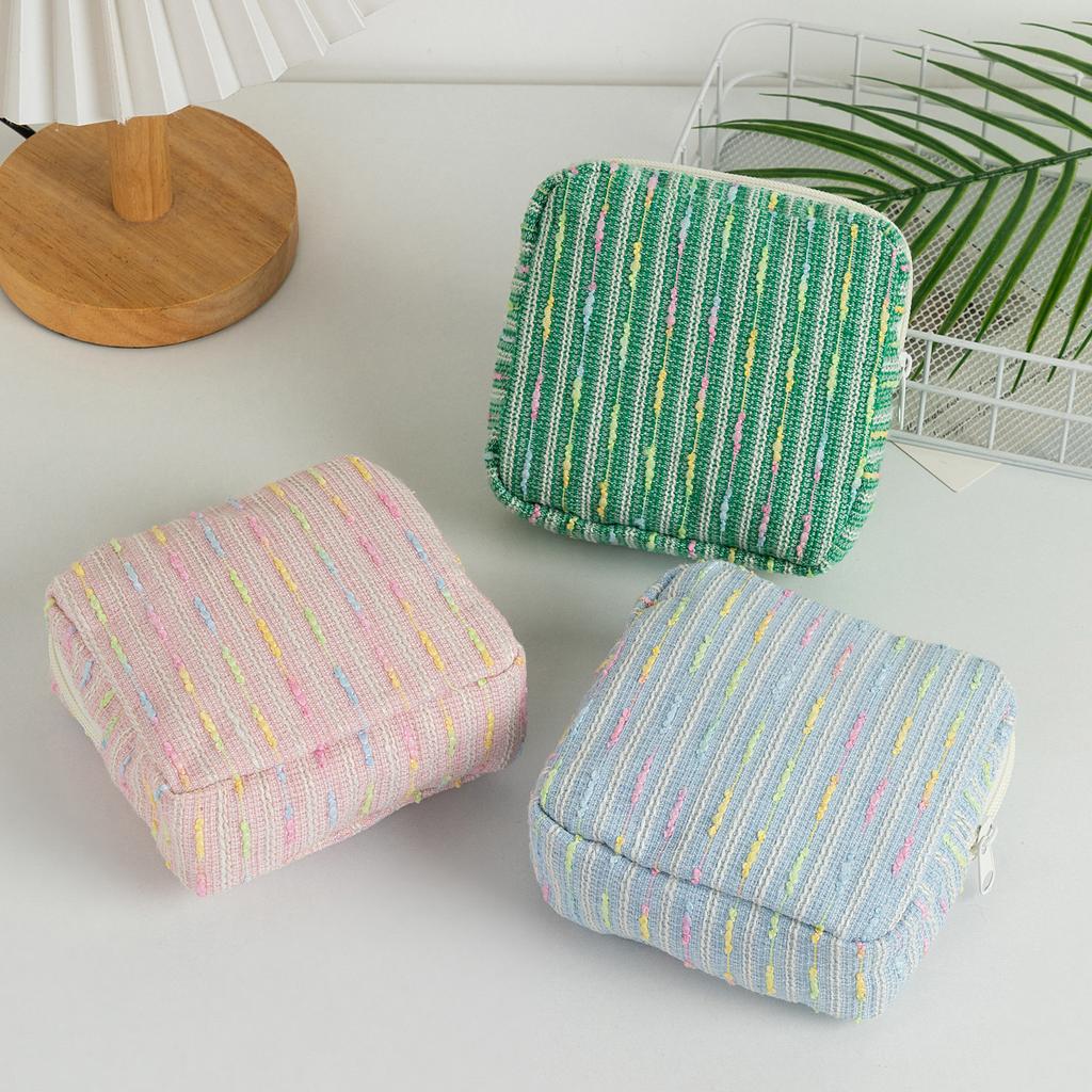 Multi Function Portable Sanitary Pad Storage Bag Tampon Pouch Napkin Cosmetic Bag Organizer Makeup Bag Girl Cute Coin Purse Bags
