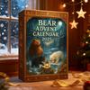 Bear 2025 Christmas Countdown Box 24-Day Countdown Calendar Unique Decoration for Holiday Entertainment Gatherings And Parties
