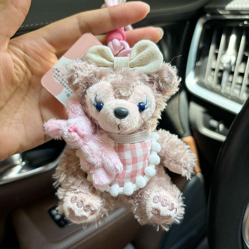 Очаровательная плюшевая игрушка Шелли Роуз, брелок в виде мишки Даффи, милый подарок для девочек, 12 см