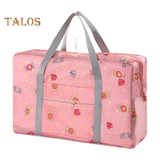 Складная дорожная сумка-тоут для ручной клади, водонепроницаемая переносная сумка для хранения с застежкой-молнией