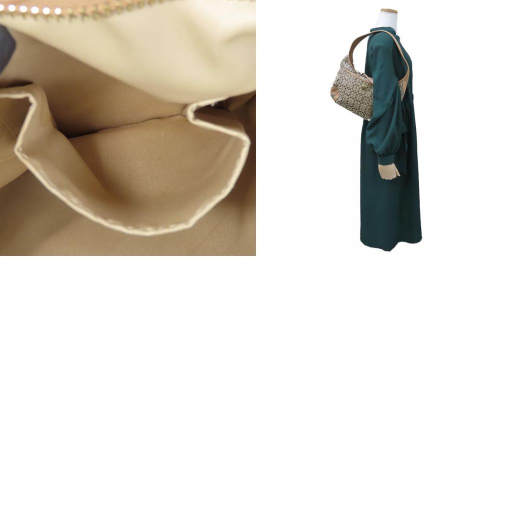 Used COACH Shoulder Bag 11294 Mini Signature Canvas/leather Beige Beige Casual