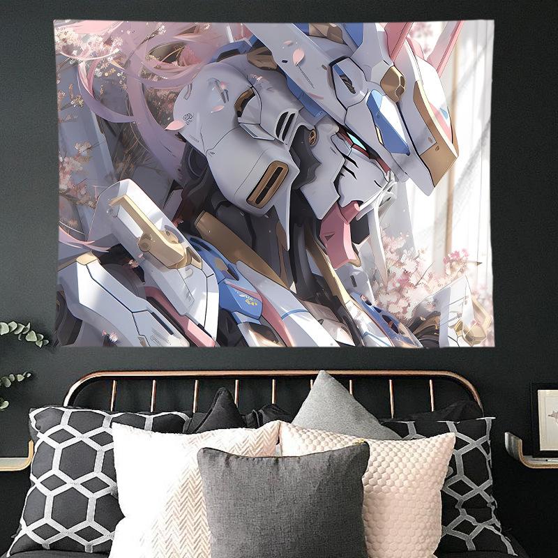 Мобильный костюм Гандам подвесная ткань аниме фон ткань спальня общежитие украшение ткань настенная ткань подвесное одеяло