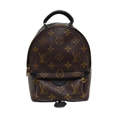 [Б/У] Palm Springs Mini 'Коричневый холст Monogram' - Очень хорошее состояние #UD0L8M