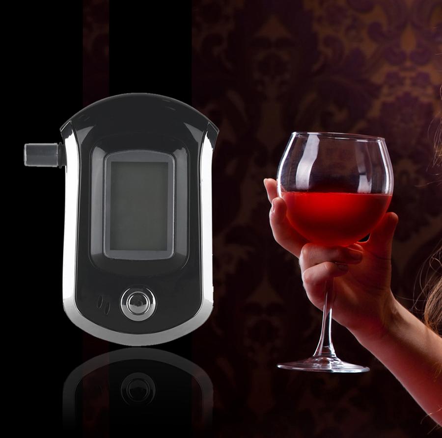 Новый профессиональный ЖК-дисплей полицейский детектор алкоголя цифровой тестер алкоголя в выдыхаемом воздухе анализатор дыхания автомобильный инструмент безопасности вождения