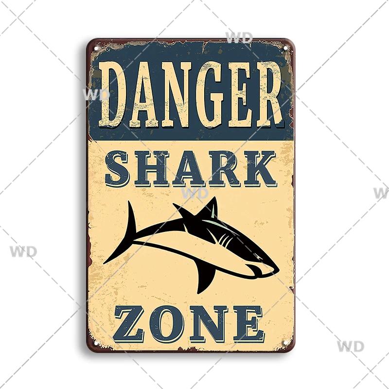 Funny Fishing Metal Tin Sign Retro Vintage Plaque Metal Poster Go Fishing Lover Gift Plate For Men Cave Fishing Home Wall Decor