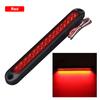 15 LED Trailer Brake Tail Light LED Bar Stop Turn Tail Lights Waterproof Assembly Brake Strip Red Light for Marine Boats Golf