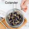 Stainless Steel Colander for Outdoor Camping Fishing Cooking