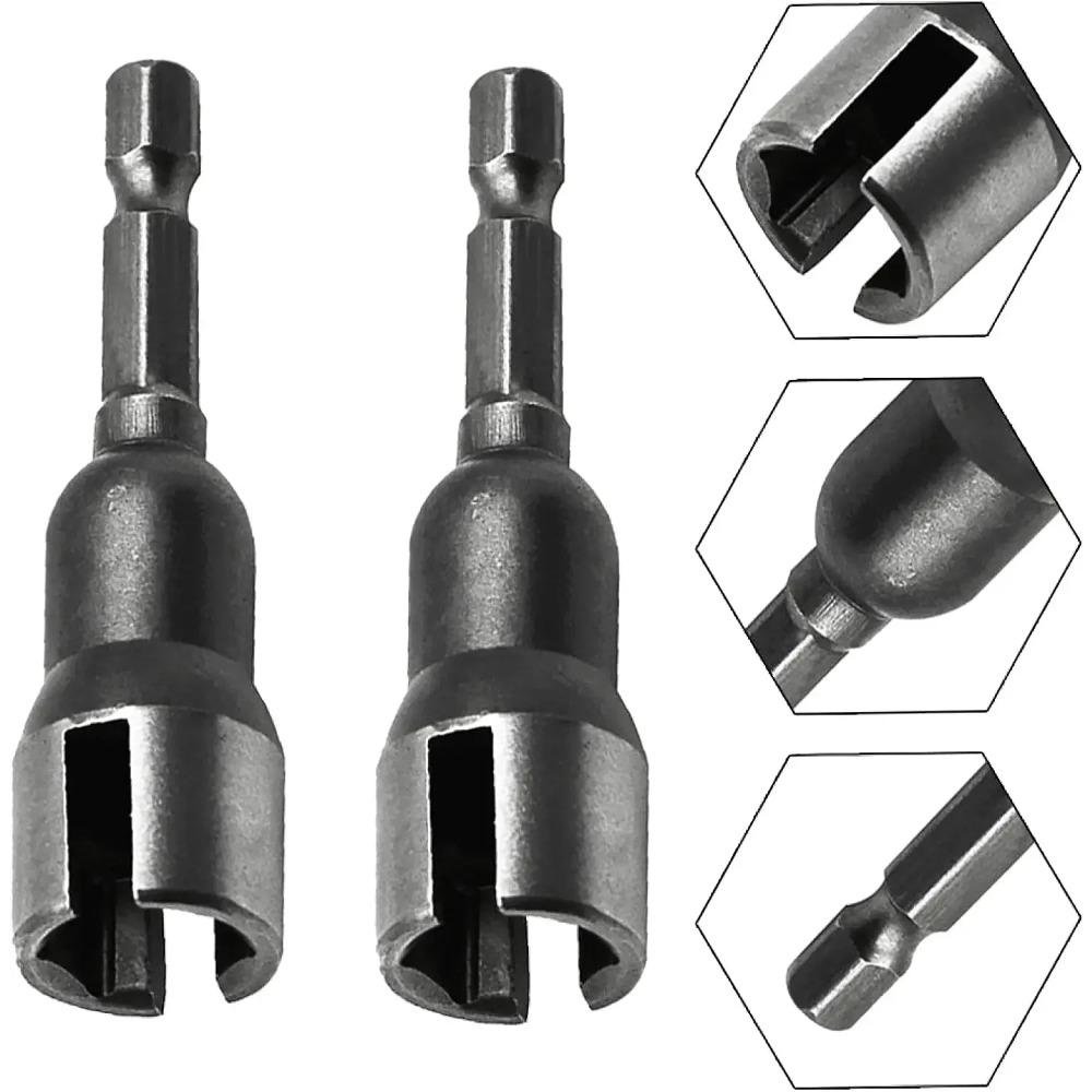 Butterfly Bolt Socket Wrench  6.3mm Hex Shank Slotted Electric Screwdriver Bolt Drive Drill Bit Socket Power Tools Part