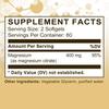 Magnesium citrate soft capsules, 120 capsules