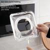 100Pcs Gas Stove Burner Liners Disposable 8.5in Square Round Heat Resistant Top Covers for Gas Burners Aluminum Foil Liners To Catch Oil Grease